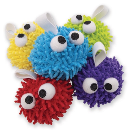 Pacon Whiteboard Erasers, Eraser Puffs, Elastic Band, 3in x 3in, PK 25 PAC9003